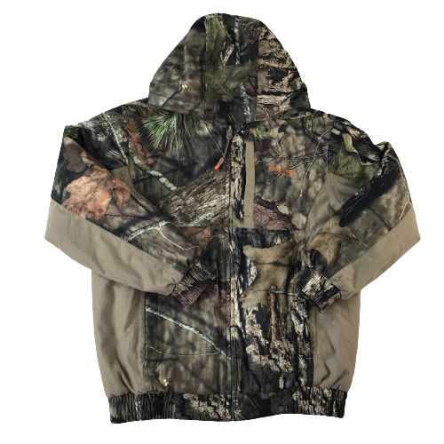 Rustic Ridge Kids Camouflage Puffer Hunting Hoodie Jacket Full Zip Size Large