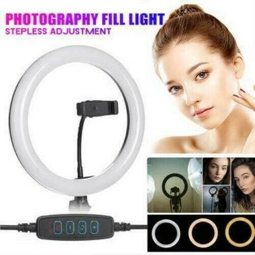 Led Ring Fill Light Studio Lamp Photographic For Video Live Beauty Makeup Mirror